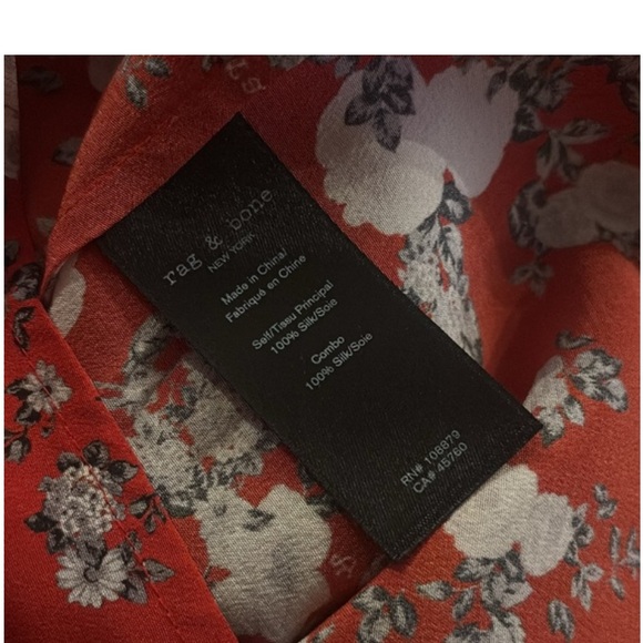 rag & bone Red Asymmetrical Dress - Picture 2 of 5